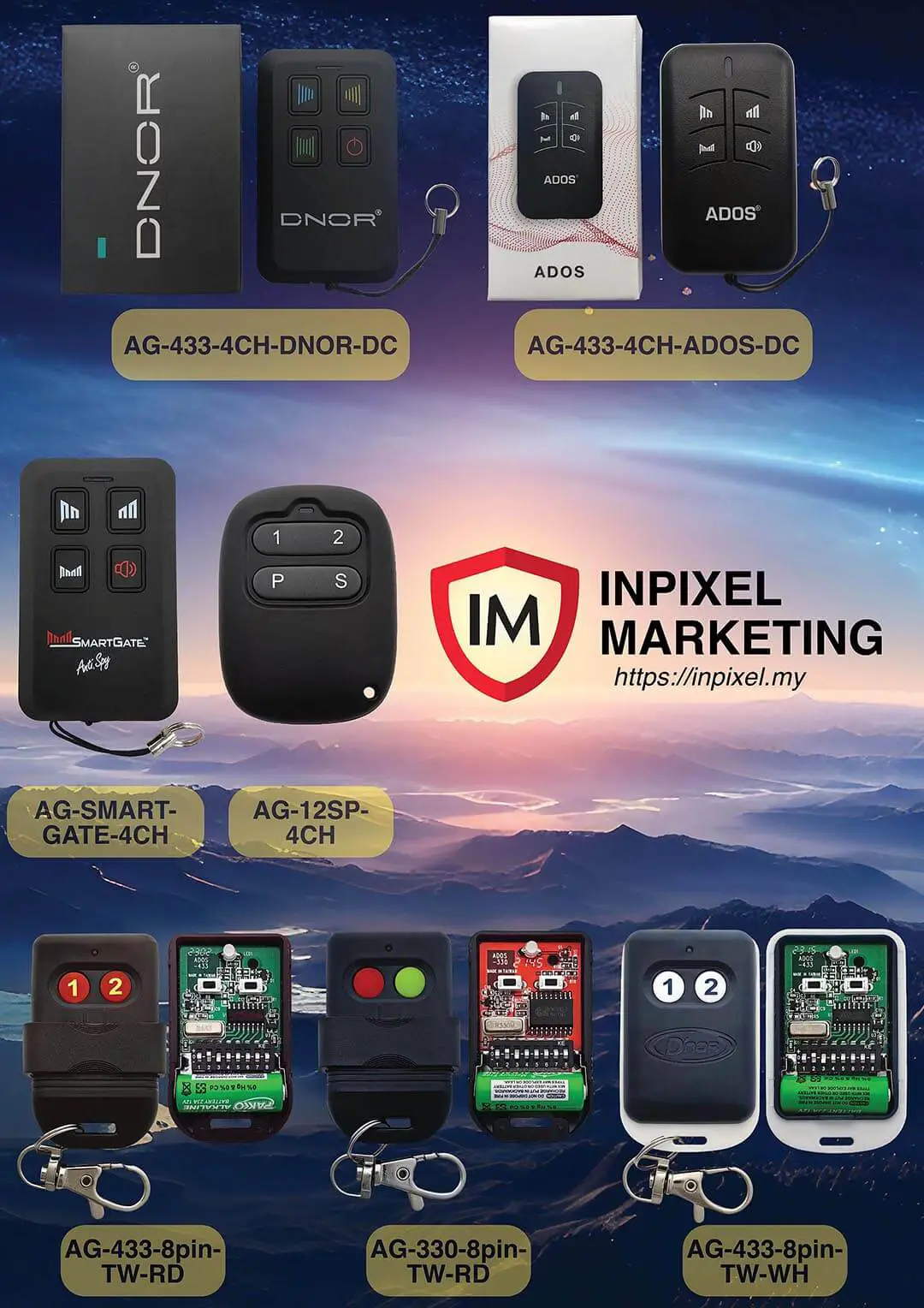 Auto Gate Remote Control – Inpixel Marketing
