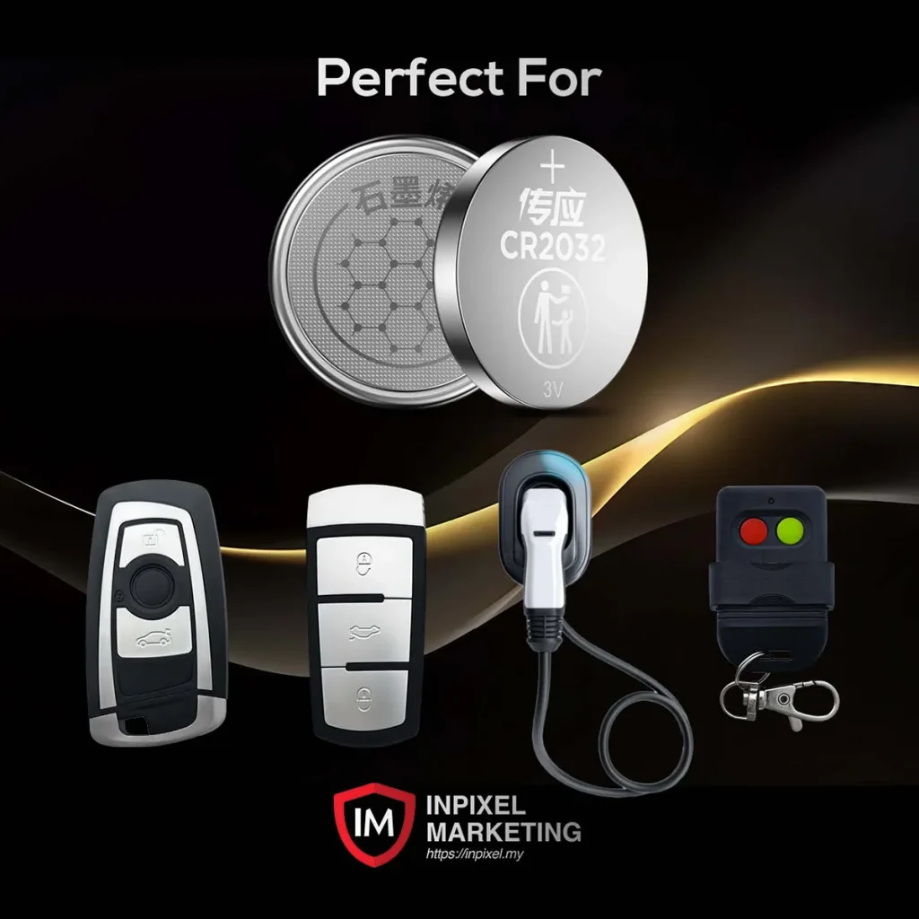 Graphene lithium coin cell powering smart device