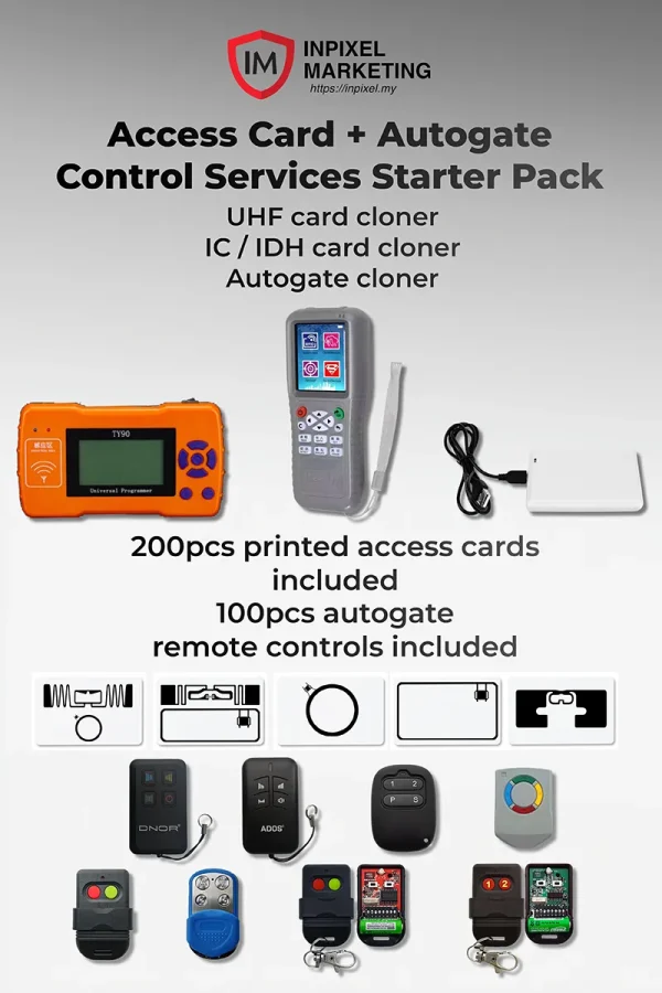 Access Card + Autogate Control Services Starter Pack Locksmith Business Kit